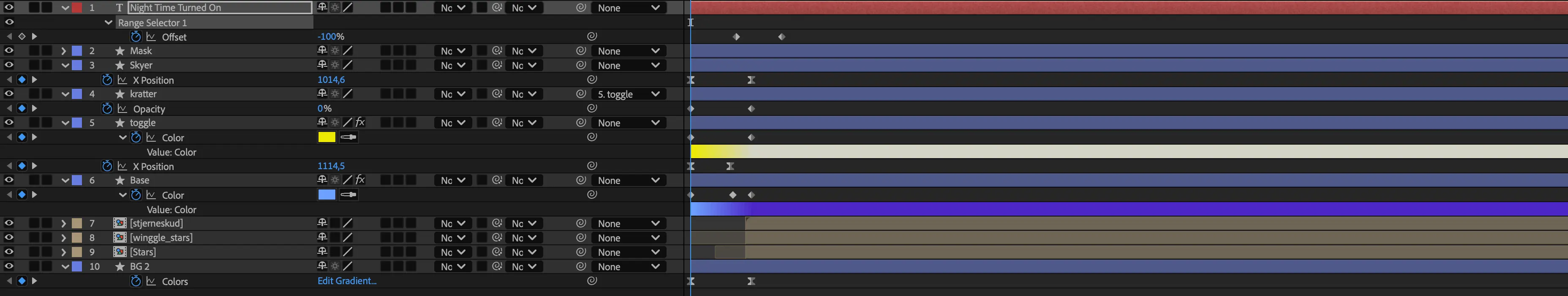 Timeline billede for Day and night toggle